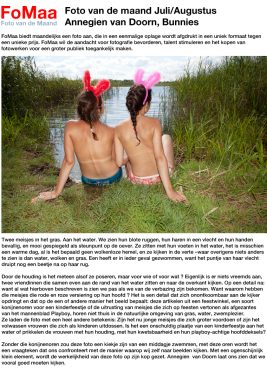 Image for FoMaa Foto van de Maand: Bunnies, Annegien van Doorn