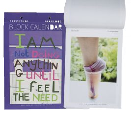 Image for 5 May 2015 is the day of my contribution to the calendar “I am not doing anything until I feel the need”