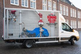 Image for I almost got run over by my own work :)