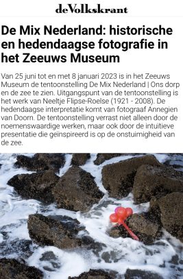 Image for Article about Ons dorp en de zee @ Volkskrant